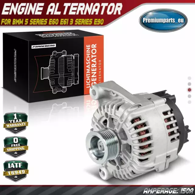 Alternator for BMW 5 Series E60 E61 3 Series E90 E91 E92 X3 7 Series E65 E66 E67