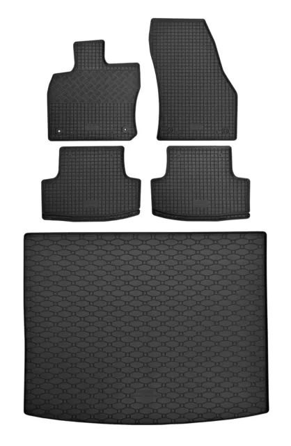 Gummifußmatten und Kofferraumwanne passend für SEAT Ateca 4x4 ab 2016