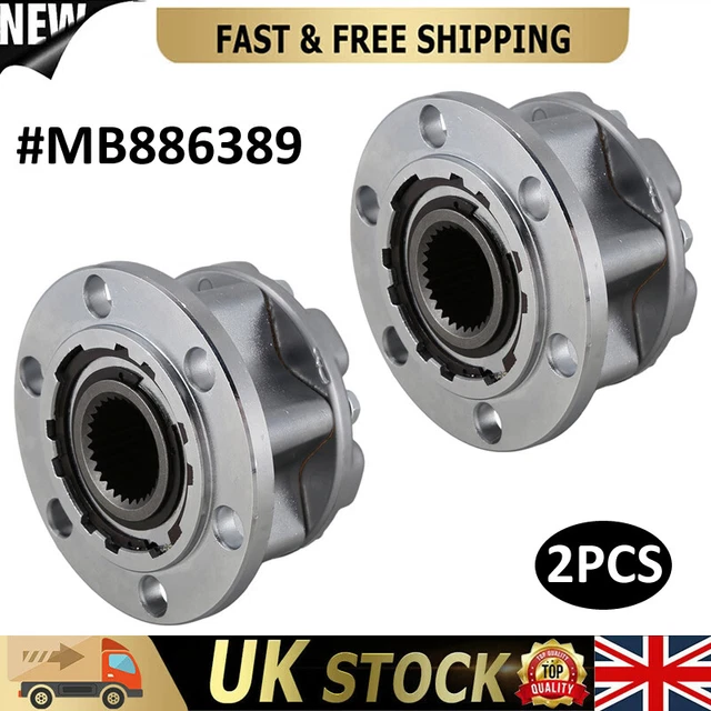 2PCS FREE WHEEL Locking Hub Manual Lock For Mitsubishi Triton Pajero