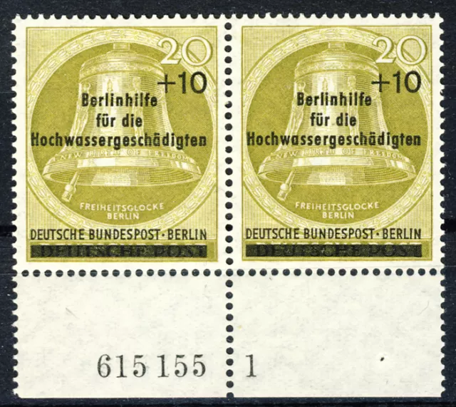 BERLIN xx Nr. 155 HAN 1 und PF I - HOCHWASSERHILFE (10723/1015N)