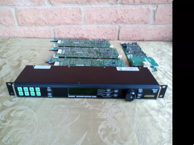 Evertz 9000NCP Control Panel, (3) 7707MT-HD2 fiber transmitters &A7700PTX