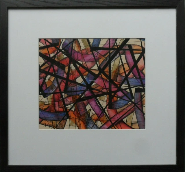 CHRISTOPHER STURGESSLIEF 19372011 Selten Signiert Abstrakte