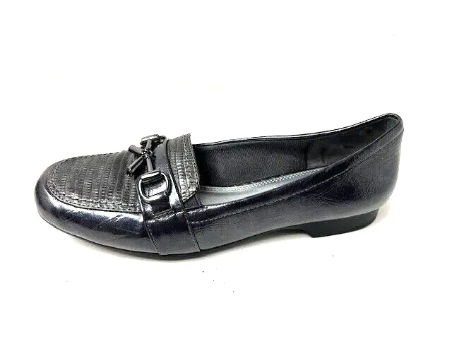 Life Stride Women's Embers Metallic Gray Slip-on Flats shoes size 7.5M