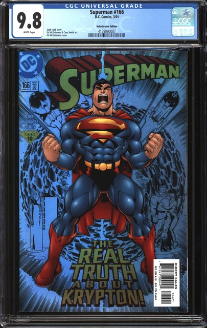 Superman (1987) #166 Holochrome Edition CGC 9.8 NM/MT