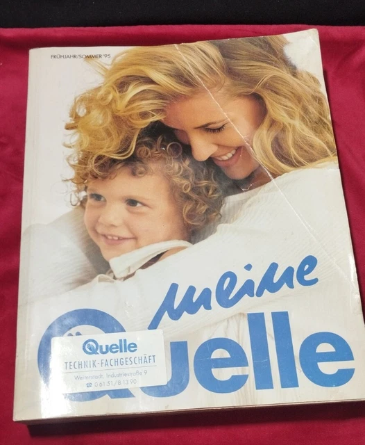 QUELLE KATALOG FRÜHJAHR Sommer 1995 vintage Versandhauskatalog Klein
