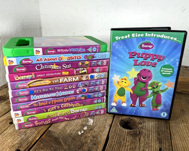 OFFICIAL CHILDREN'S BARNEY Purple Dinosaur DVD Bundle/Collection/Job ...