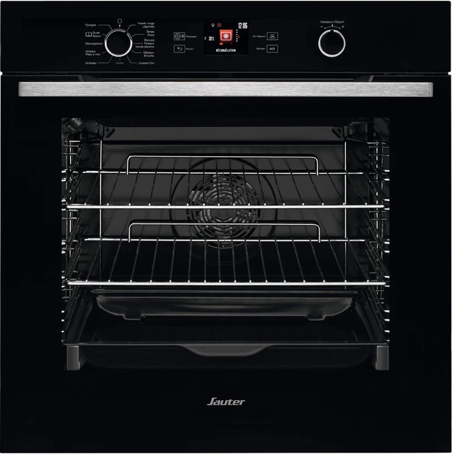 Sauter Four intégrable multifonction 73l 60cm a+ pyrolyse noir