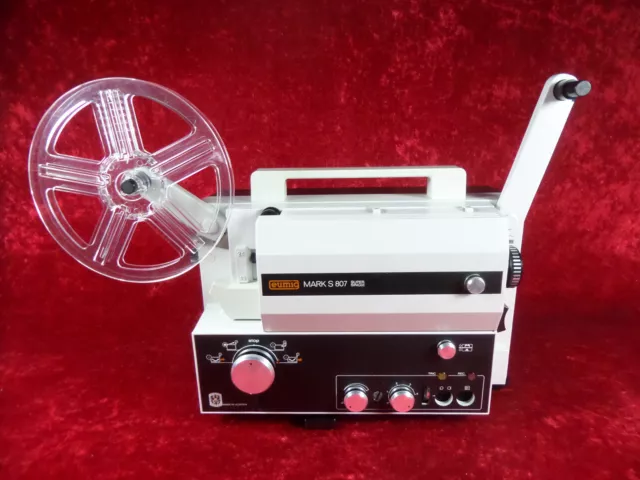 Super 8 Tonfilmprojektor: Eumig Mark S 807 in OVP. Zustand sehr gut, siehe Video 2