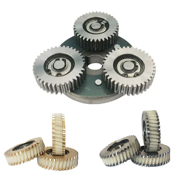 Engrenage En Nylon PA66 Pour Vélo électrique 500W - 35 Dents, Diamètre 47 Mm, Avec Roulement 608Z - Lot De 3