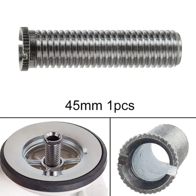 Tornillos coladores de fregadero de acero inoxidable 35 mm/45 mm M12 para el hogar (1 pieza 45 mm)