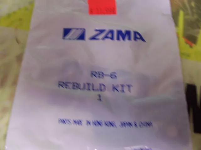 Genuine Zama RB-6 Carburetor Repair Kit
