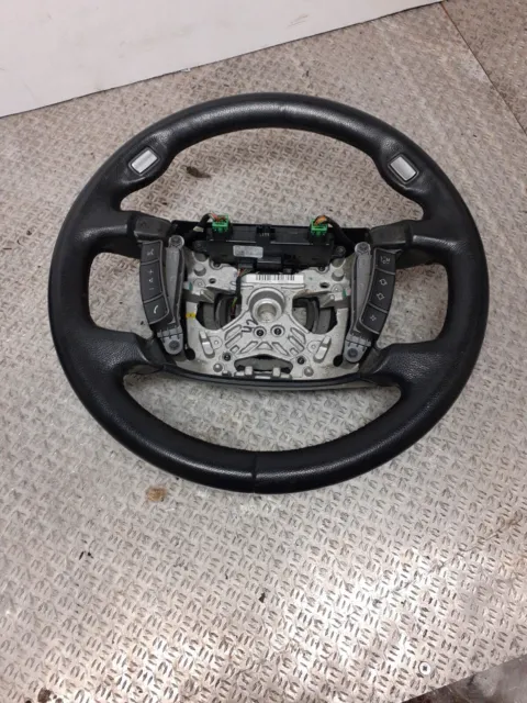 BMW 7 SERIES STEERING WHEEL BLACK LEATHER E65 2005 - 2008 Good Condition