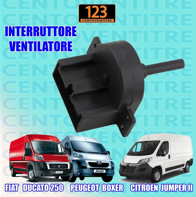Interruttore Ventola Riscaldatore 77367027 - Ricambio Per Peugeot Boxer, Fiat Ducato - Foto 9