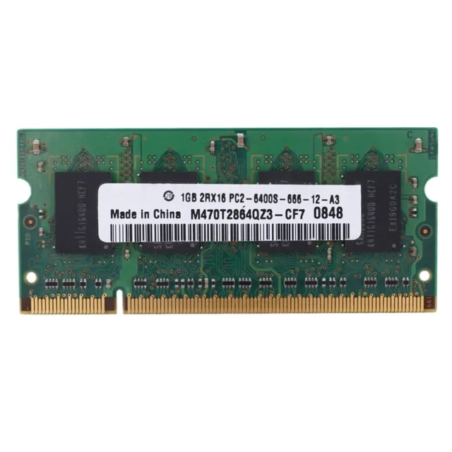2X(DDR2 1GB ebook RAM Memory 2RX16 800MHZ PC2-6400S 200Pins SODIMM Laptop