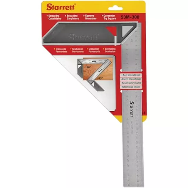 Starrett K53m300s Anschlagwinkel Zimmermannswinkel Lineale Blitzversand OVP