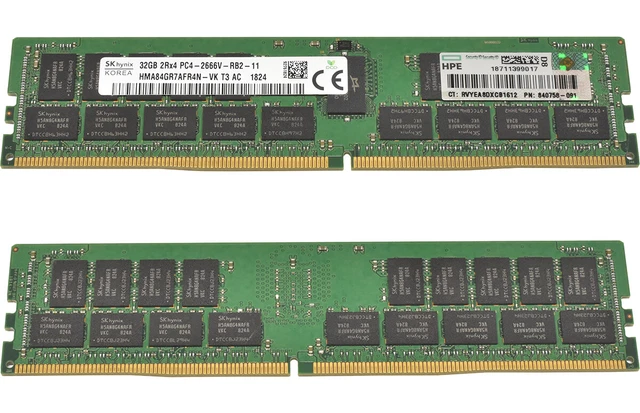 SK HYNIX 32 GB DDR4-2933 PC4-23466U-R HMA84GR7JJR4N-WM 2Rx4 1.2 V - Foto 13