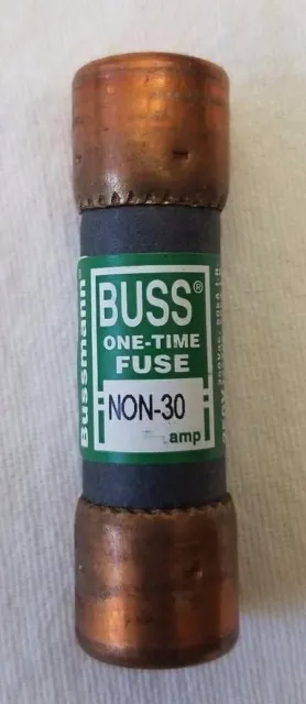 Bussmann BP/NON-30 30 Amp One-Time Cartridge Fuse Non-Current Limiting Class K5