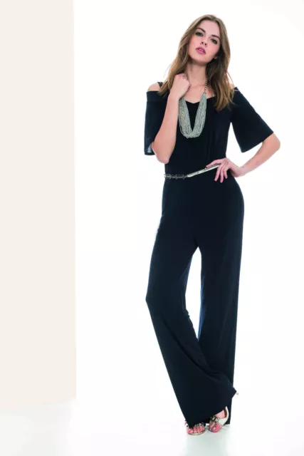 EDAS TUTA INTERA donna elegante cerimonia Jelfo abito jumpsuit ragazza NERO mono EUR 79 99 PicClick IT