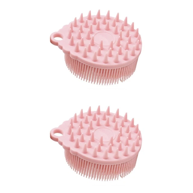 2 piezas cepillo de baño de silicona cepillo sensorial baño de bebé depurador baño portátil baño