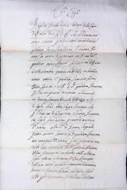 (C60)-Documenti Manoscritti  Seicenteschi  31 Facciate Scritte - Xvii° Secolo