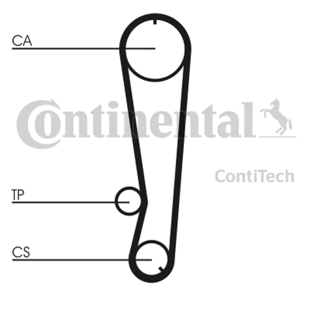 Cinghia dentata CONTINENTAL CTAM CT788 per MOVE G200 G3 CHARADE FEROZA DAIHATSU F300