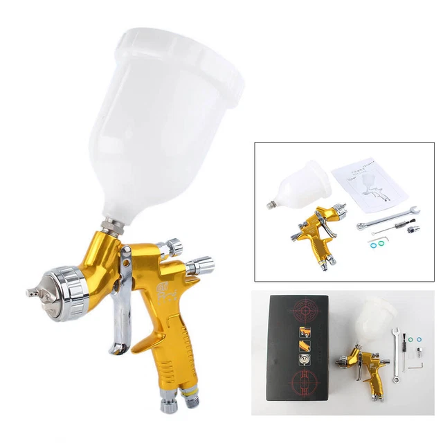 600ml For GTI Pro T110 Lite Spray Gun 1.3mm Nozzle Car Paint Gun Tool Gold