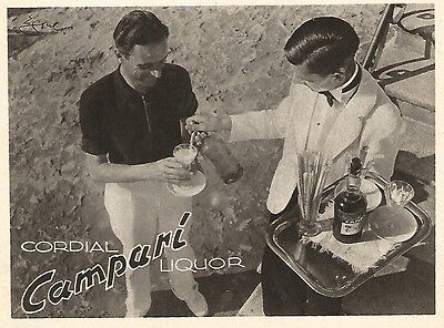 W9362 Cordial CAMPARI Liquor - Pubblicità del 1939 - Old advertising