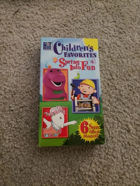 Spring Into Fun Hit CHILDRENS FAVORITES SPRING Into Fun VHS Tape Rare Barney/Bob Builder In ...