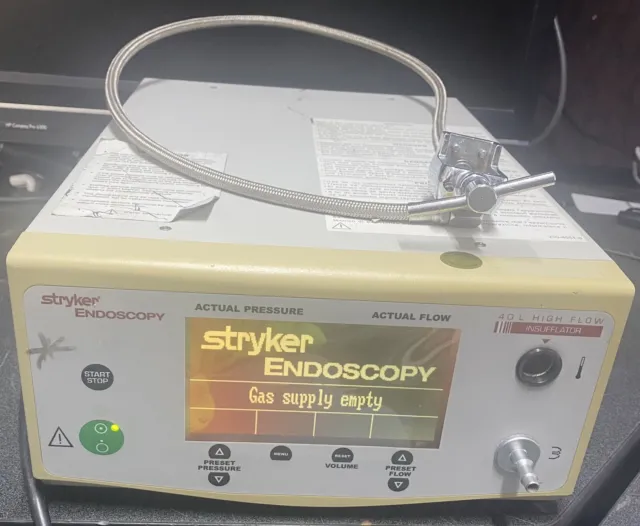 stryker endoscopy 40l highflow insufflator