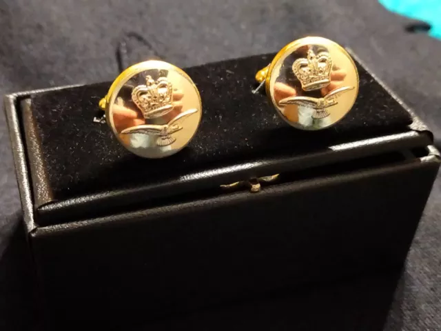 Historic Genuine RAF Tunic Button Cufflinks. Handmade In The UK.