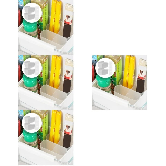 8 set di organizzatore di formaggio per frigorifero per frigorifero per