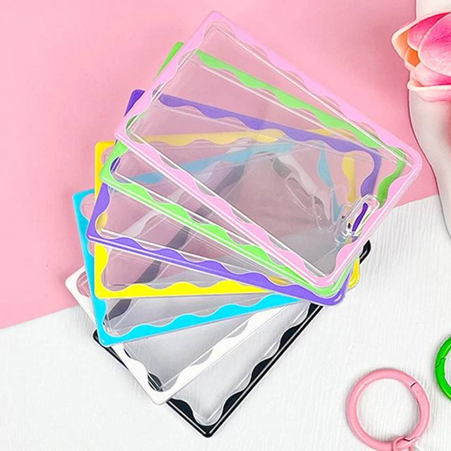 Étui Protecteur Pour Cartes Avec Oreilles De Chat - Porte-cartes Transparent 11,5x8 Cm, Porte-clés Inclus