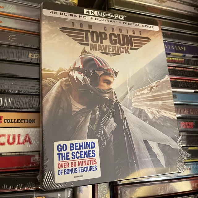 TOP GUN MAVERICK (2022) Steelbook 4K UHD + Bluray + Digital Ships in
