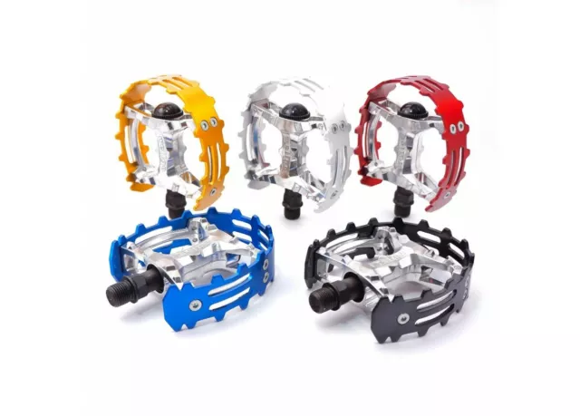 Old School Bmx Xc-Ii Bear Trap ½” Pedals By Wellgo - 5 Colours