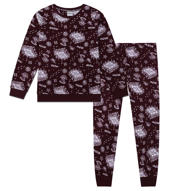 Pijama Harry Potter Mapa Do Maroto - Conjunto Meninas