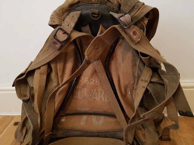 RARE WORLD WAR 2 British Army commando bergen rucksack 1940s vintage ...