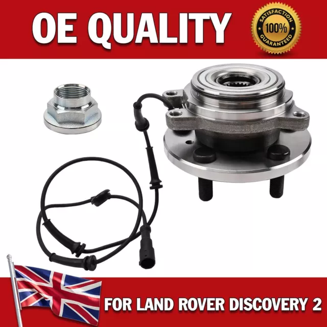 For Land Rover Discovery 2 Front Wheel Bearing Hub Kit With ABS Sensor Brand New