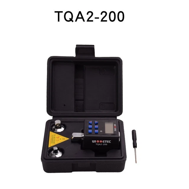 WISRETEC TQA2-200 2-200 Nm chiave misuratore di coppia strumento di riparazione misuratore di coppia digitale