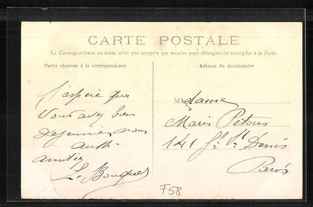 CPA Pouges-les-Eaux, Le Pavillon des Sources, facade posterieure 1908 2