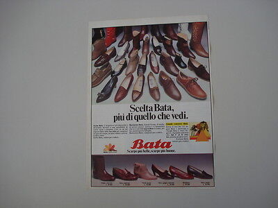 advertising Pubblicità 1981 SCARPE BATA 