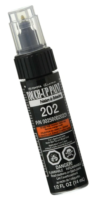 Genuine Toyota 00258-00202-21 Black Onyx Touch-Up Paint Pen (1/2 fl oz, 14 ml)