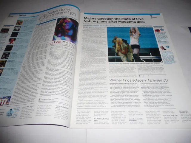 Music Week Magazine (27/10/07) -Madonna cover, also Duran Duran features. 2