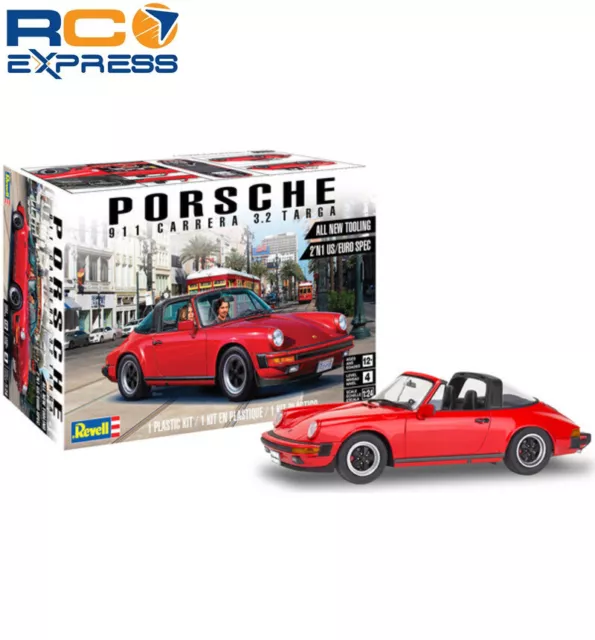 Revell 1/24 Porsche 911 Carrera 3.2 TARGA Plastic Model Kit RMX854527