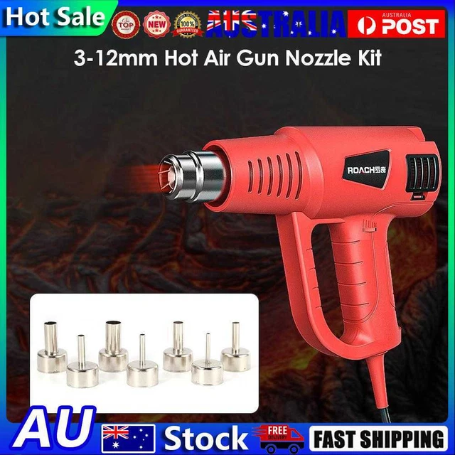 7pcs/Set 3-12mm Universal Hot Air Gun Nozzle Kit for 858D Welding Soldering Tool