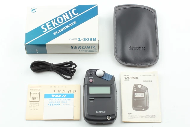 [Top MINT in BOX] SEKONIC L-308B Flash Mate Light Exposure Meter From JAPAN