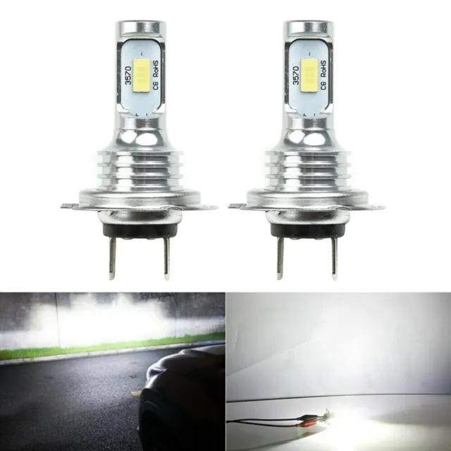 Auto H7 LED Headlight Bulbs Conversion Super Bright High Low Beam 4000LM 80W