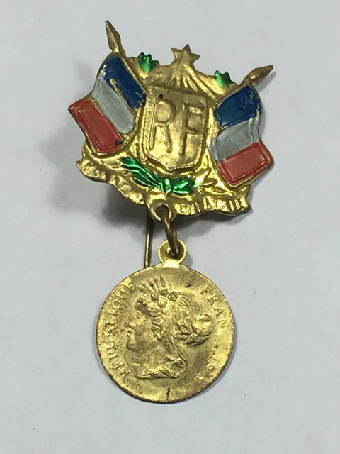 Joli insigne, broche promotion du ski région Grenoble, vintage (Augis Lyon