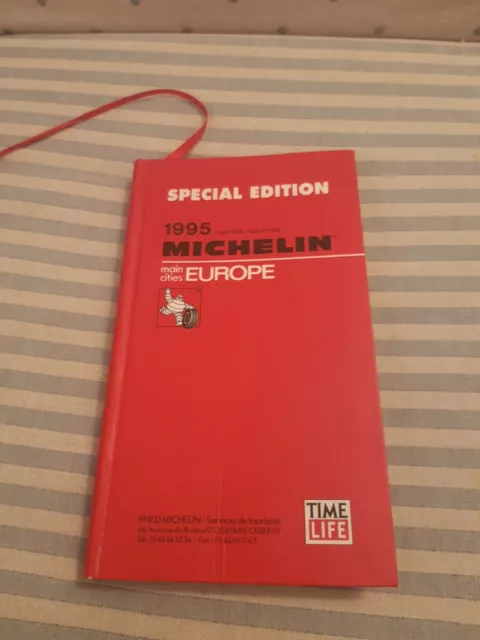 guide Michelin 1995 Édition Spéciale Time Life en Anglais