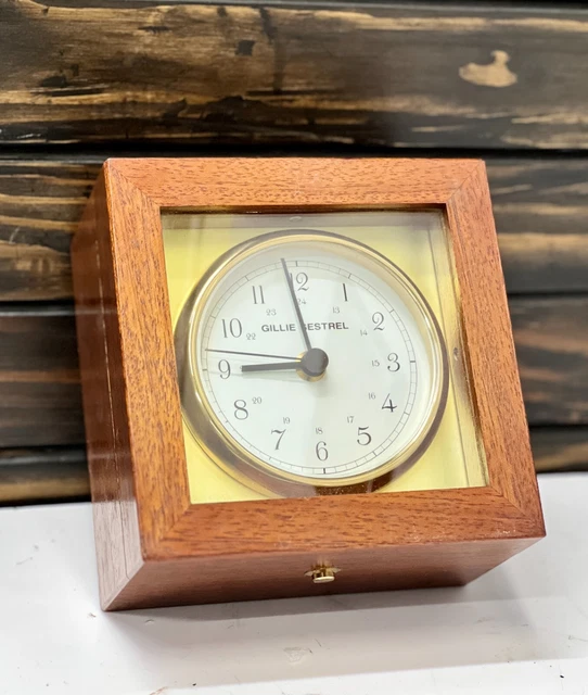 Marine Antique Victorian Style Old Gillie Sestrel Ship Chronometer Quartz Clock
