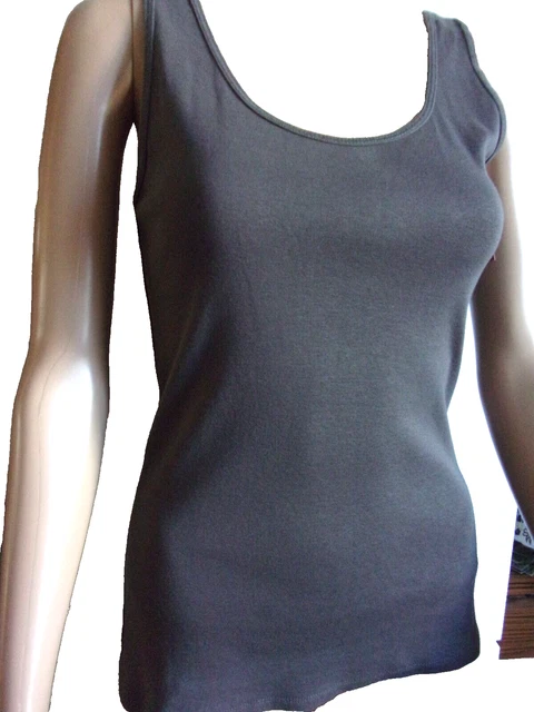 Débardeur LA CREUSOISE Femme - Taille S (FR36/US4/UK8) - Coton Blanc - Occasion Parfait état